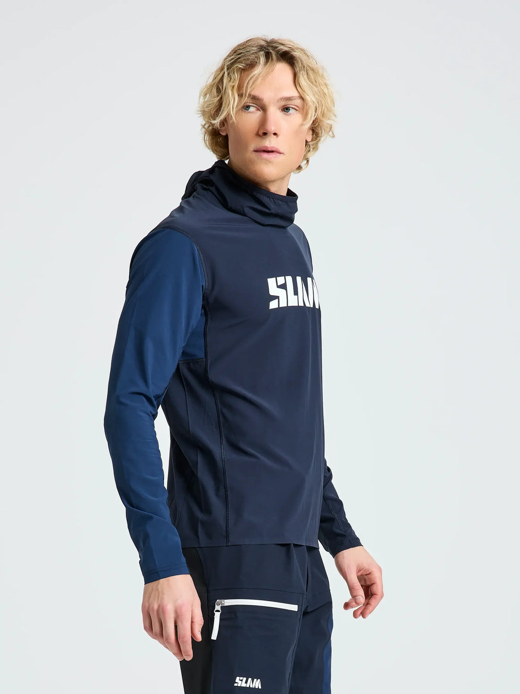 OD TECH HOODED T-SHIRT - Navy