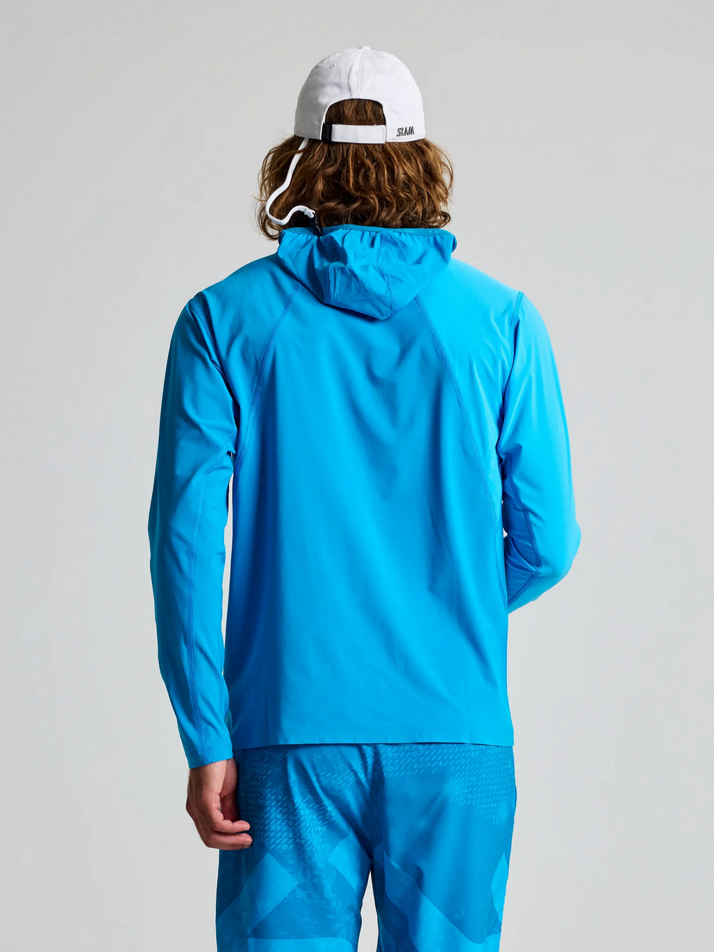 OD TECH HOODED T-SHIRT - Kék