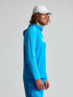 OD TECH HOODED T-SHIRT - Kék