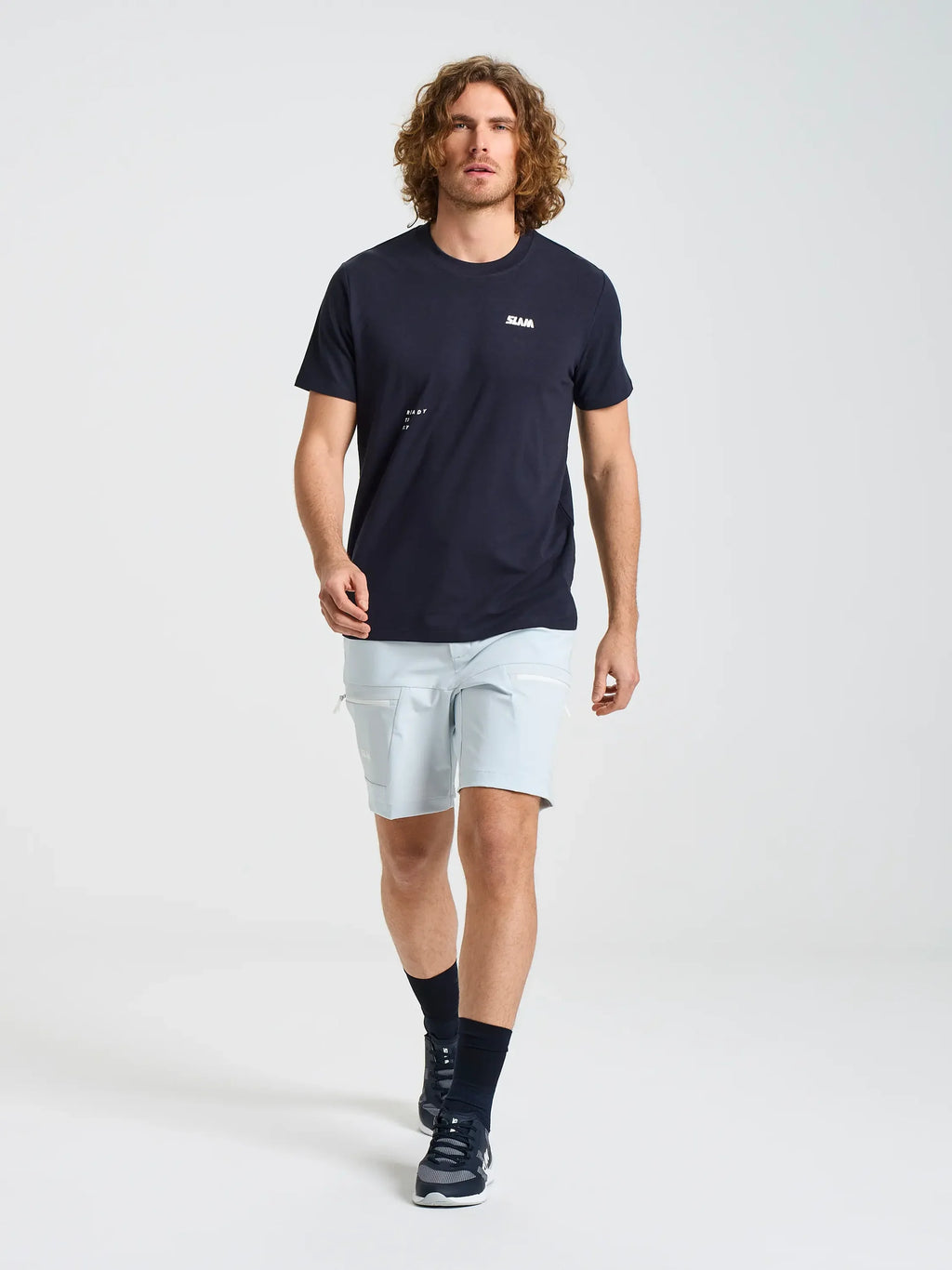 GRAPHIC T-SHIRT SS - Navy