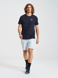 GRAPHIC T-SHIRT SS - Navy