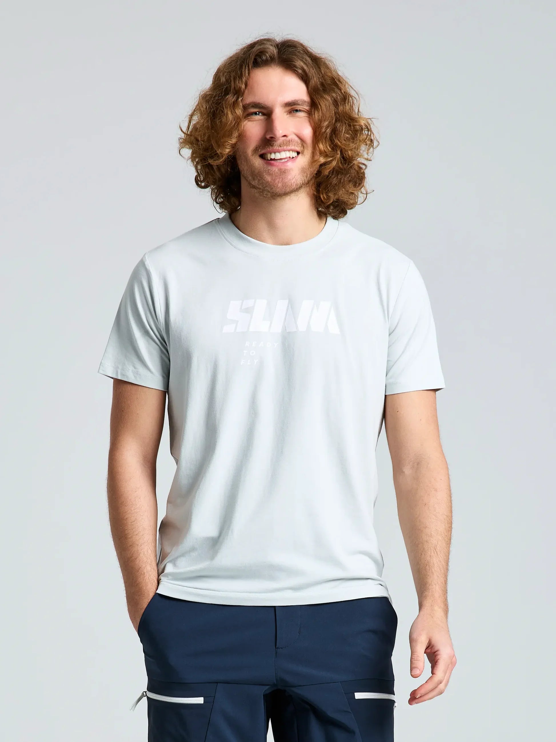GRAPHIC T-SHIRT SS - Szürke