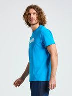 GRAPHIC T-SHIRT SS - Sötét Kék