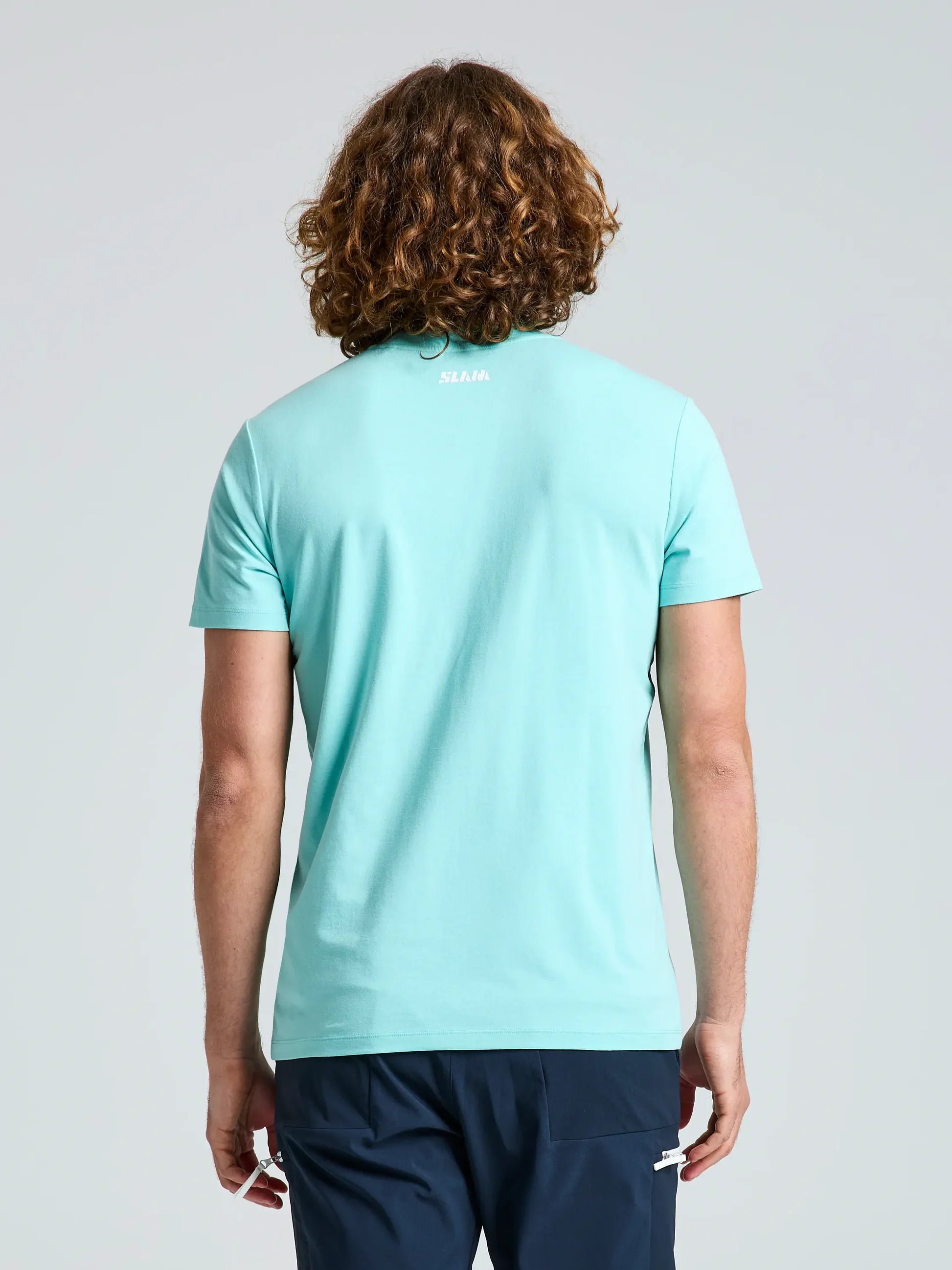 GRAPHIC T-SHIRT SS- Világos Kék