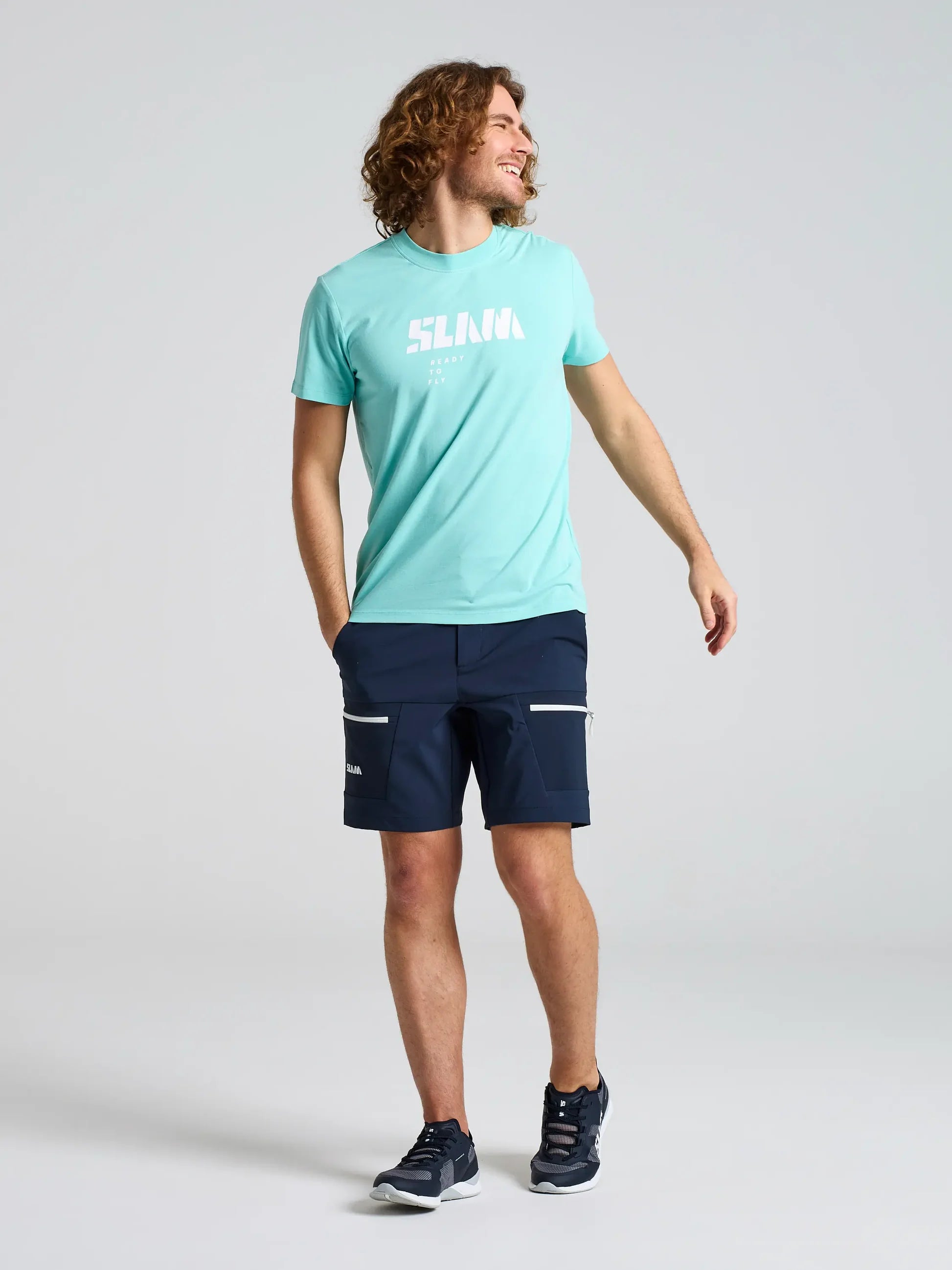 GRAPHIC T-SHIRT SS- Világos Kék
