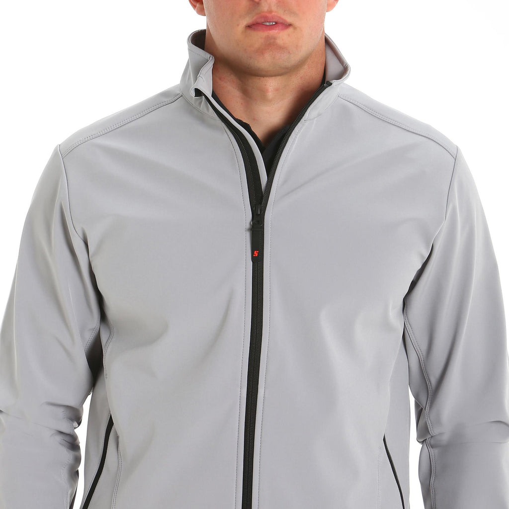 ACT SOFTSHELL JACKET - Aluminium