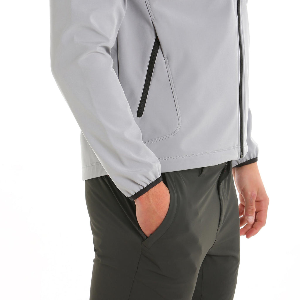 ACT SOFTSHELL JACKET - Aluminium
