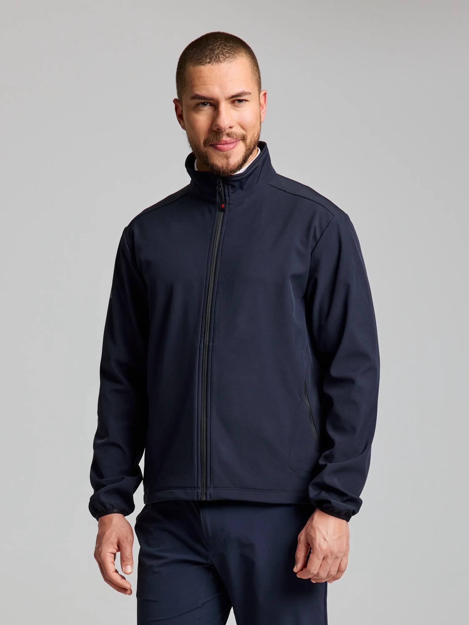 ACT SOFTSHELL JACKET - Navy