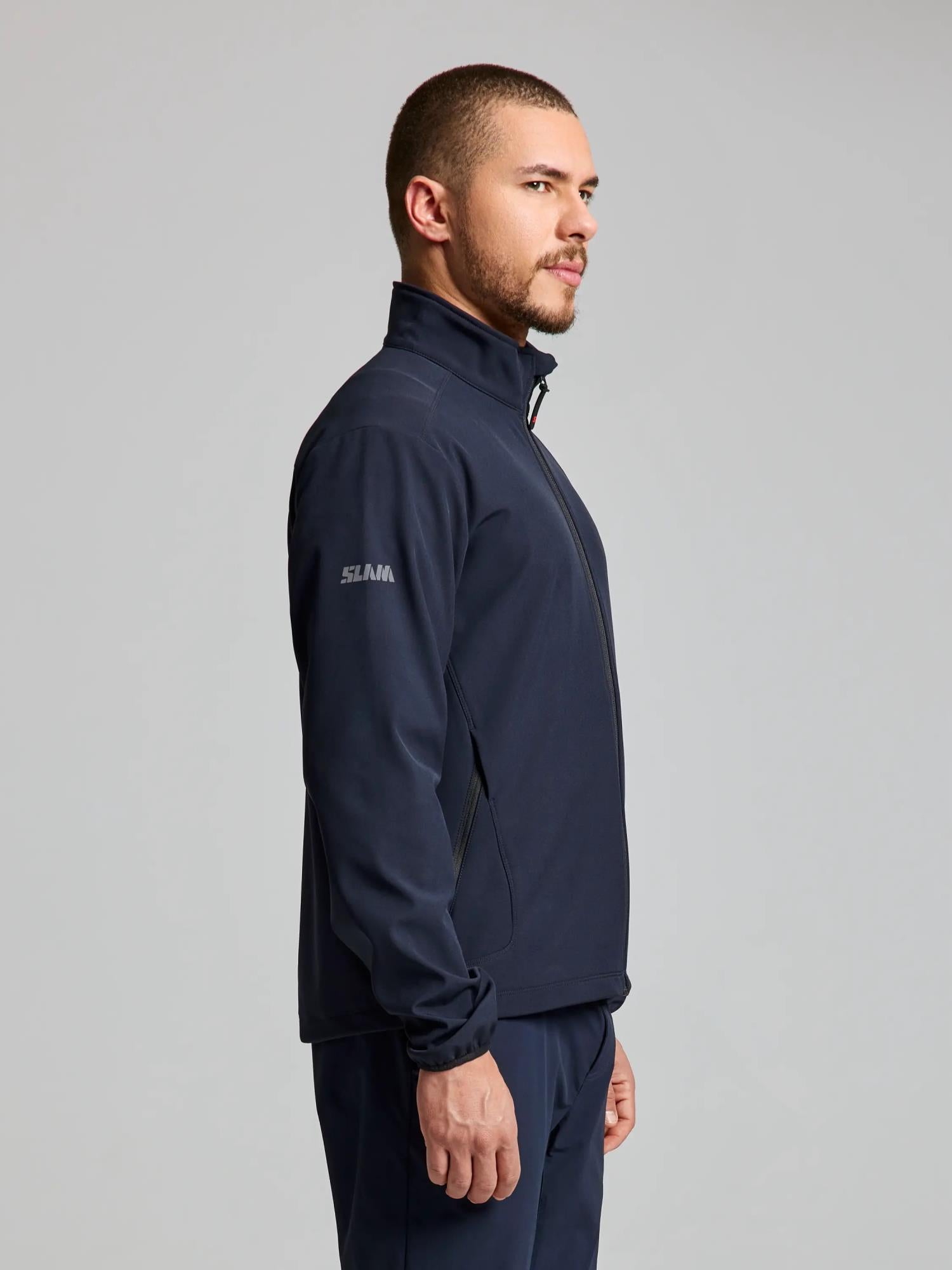 ACT SOFTSHELL JACKET - Navy