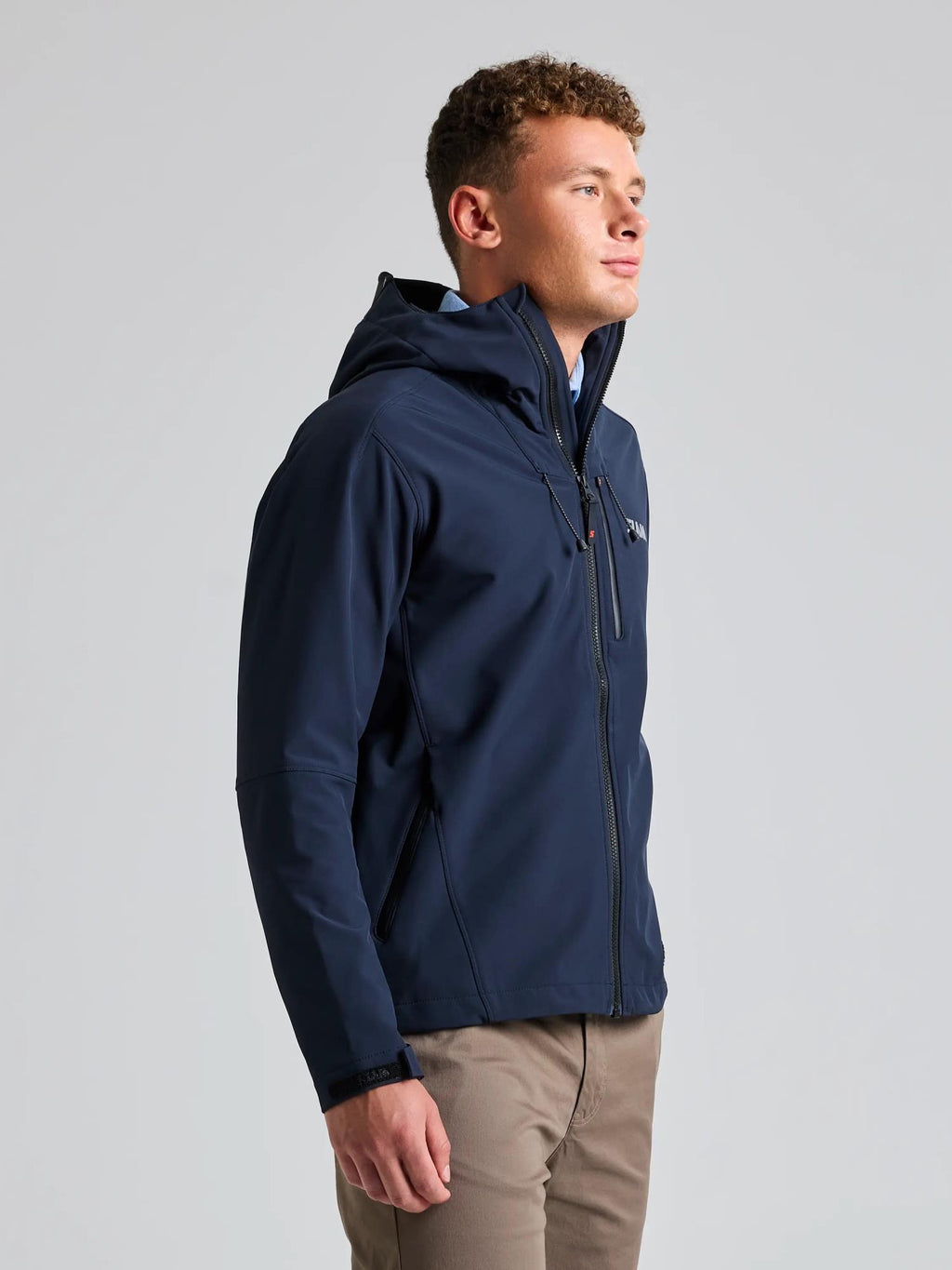 SOFTSHELL HOODIE - Navy