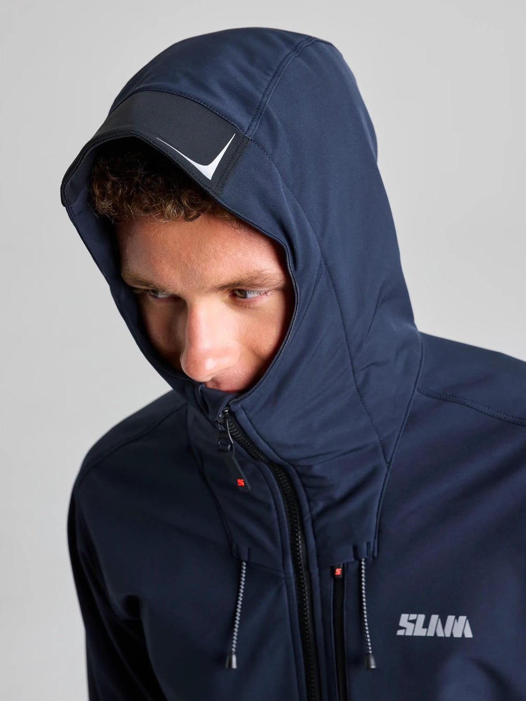 SOFTSHELL HOODIE - Navy