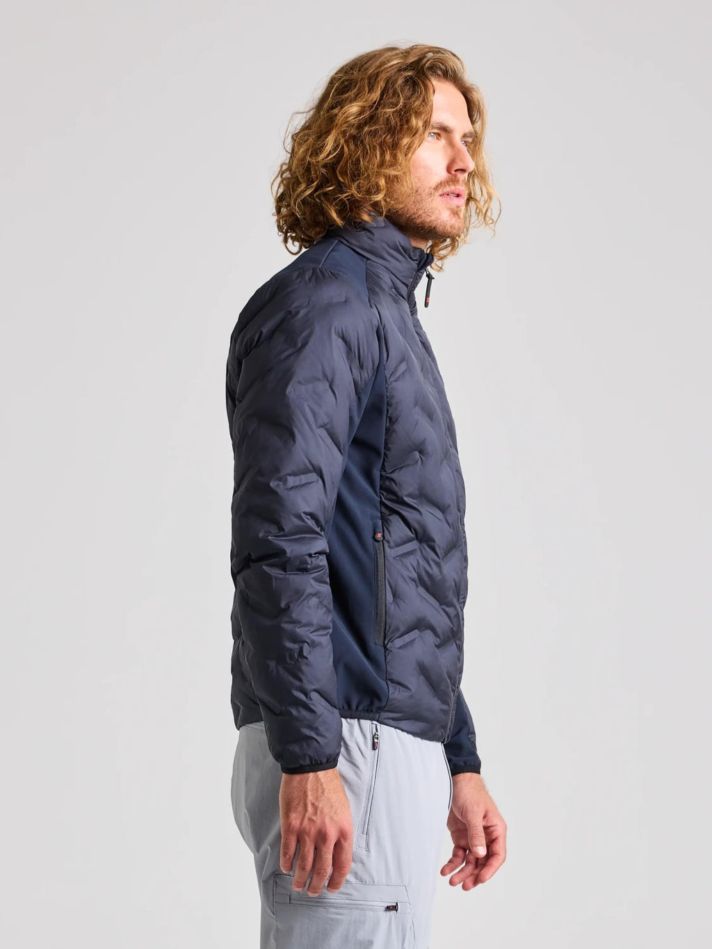 HYBRID SOFTSHELL JACKET - Navy