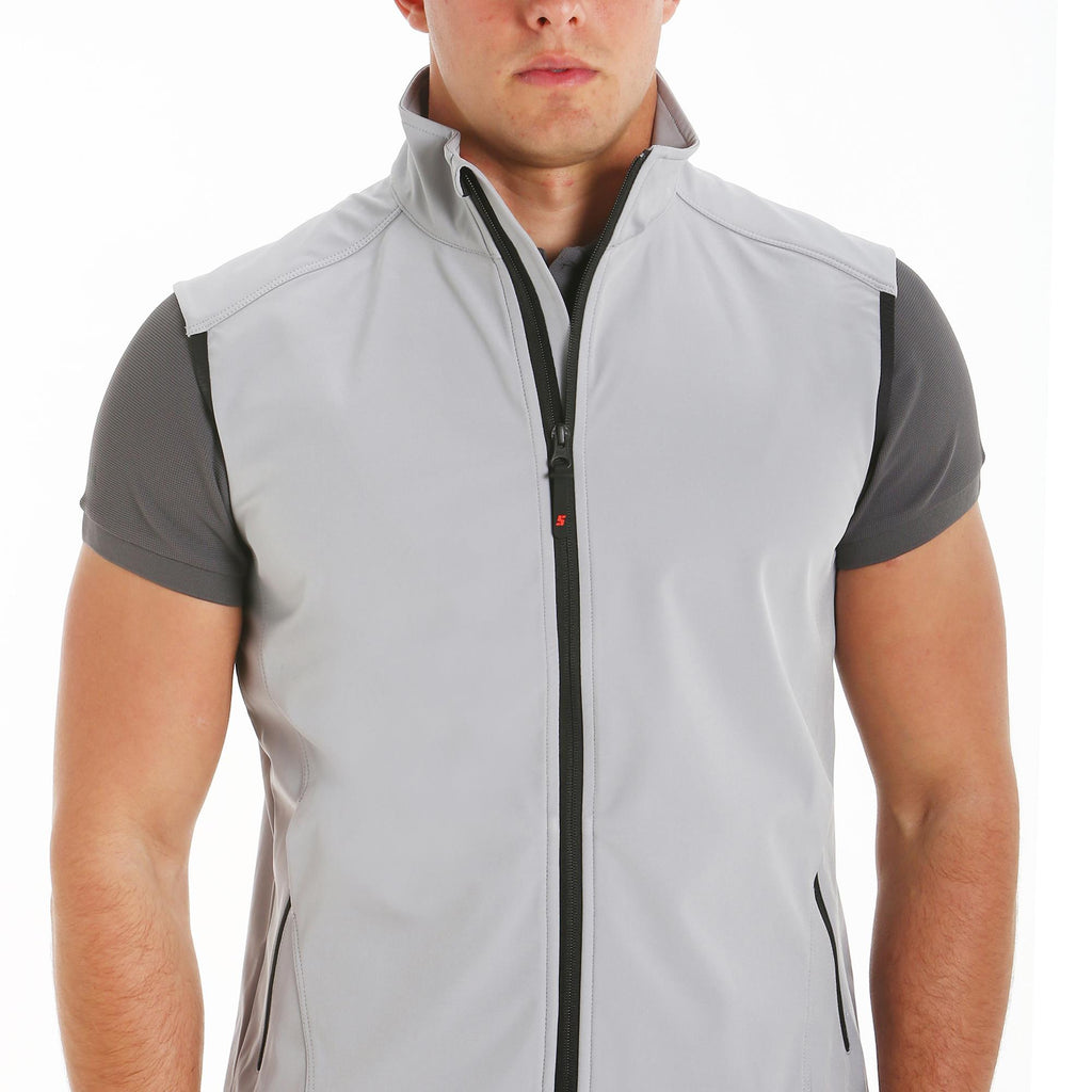 ACT SOFTSHELL VEST - Aluminium