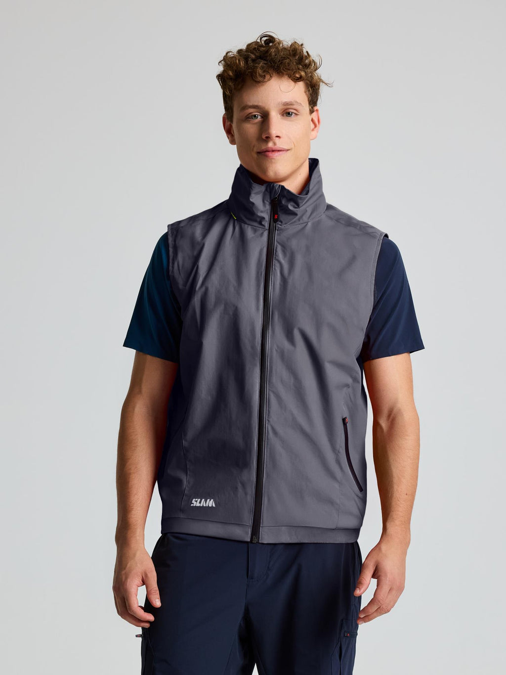CREW VEST - Titánium