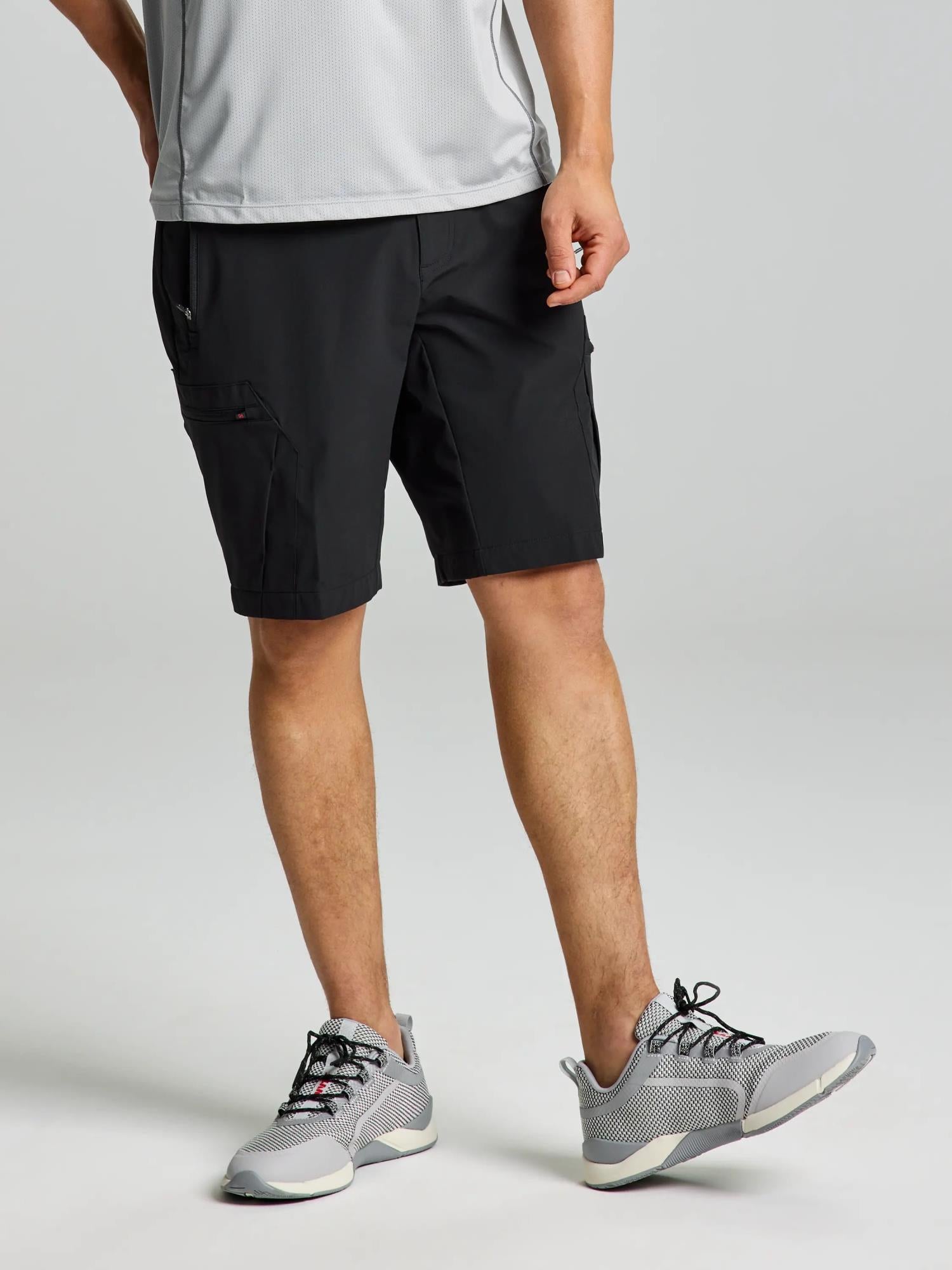 TECH CARGO SHORT - Fekete