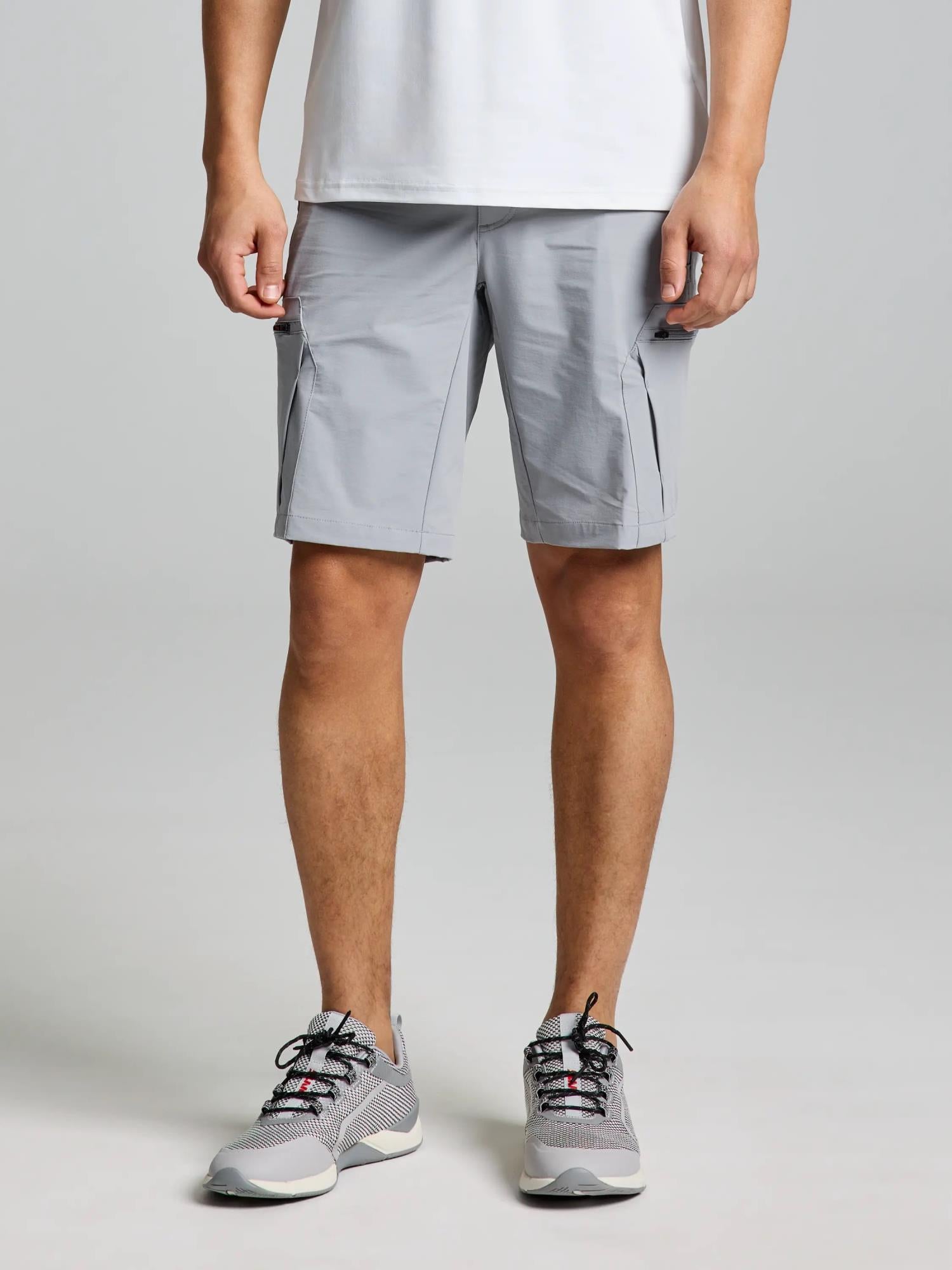 TECH CARGO SHORT - Aluminium