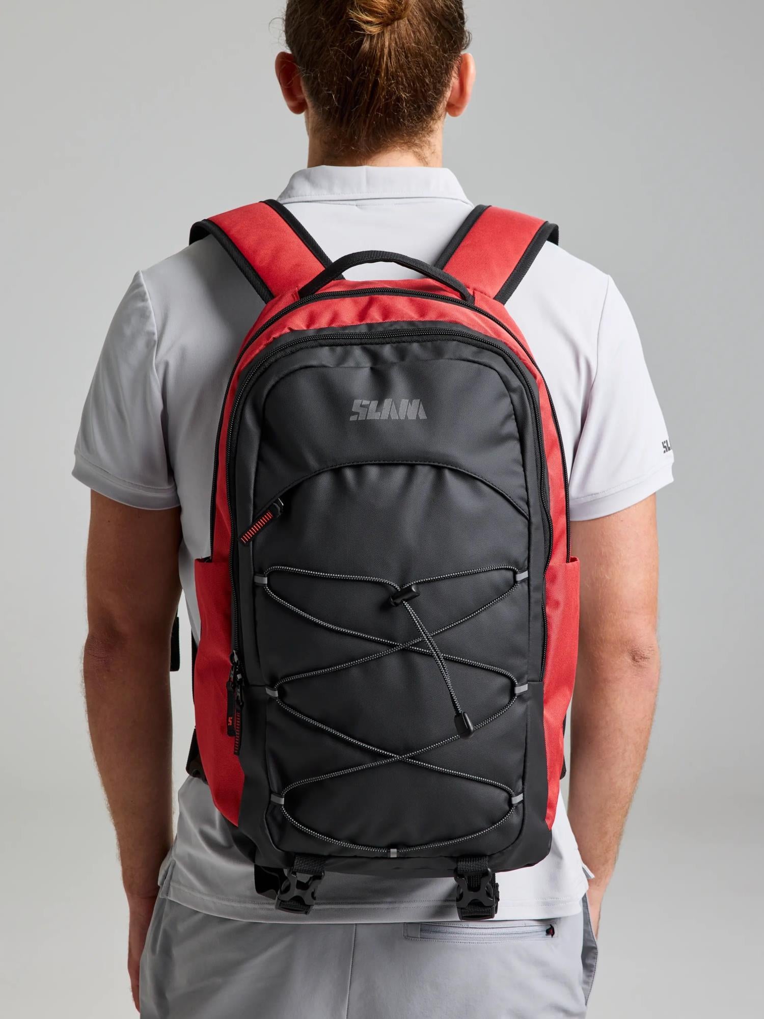 BACKPACK - Fekete/Piros