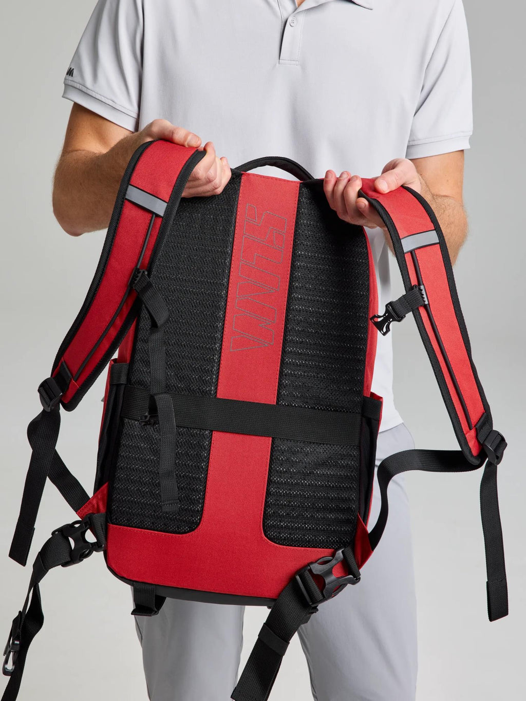 BACKPACK - Fekete/Piros