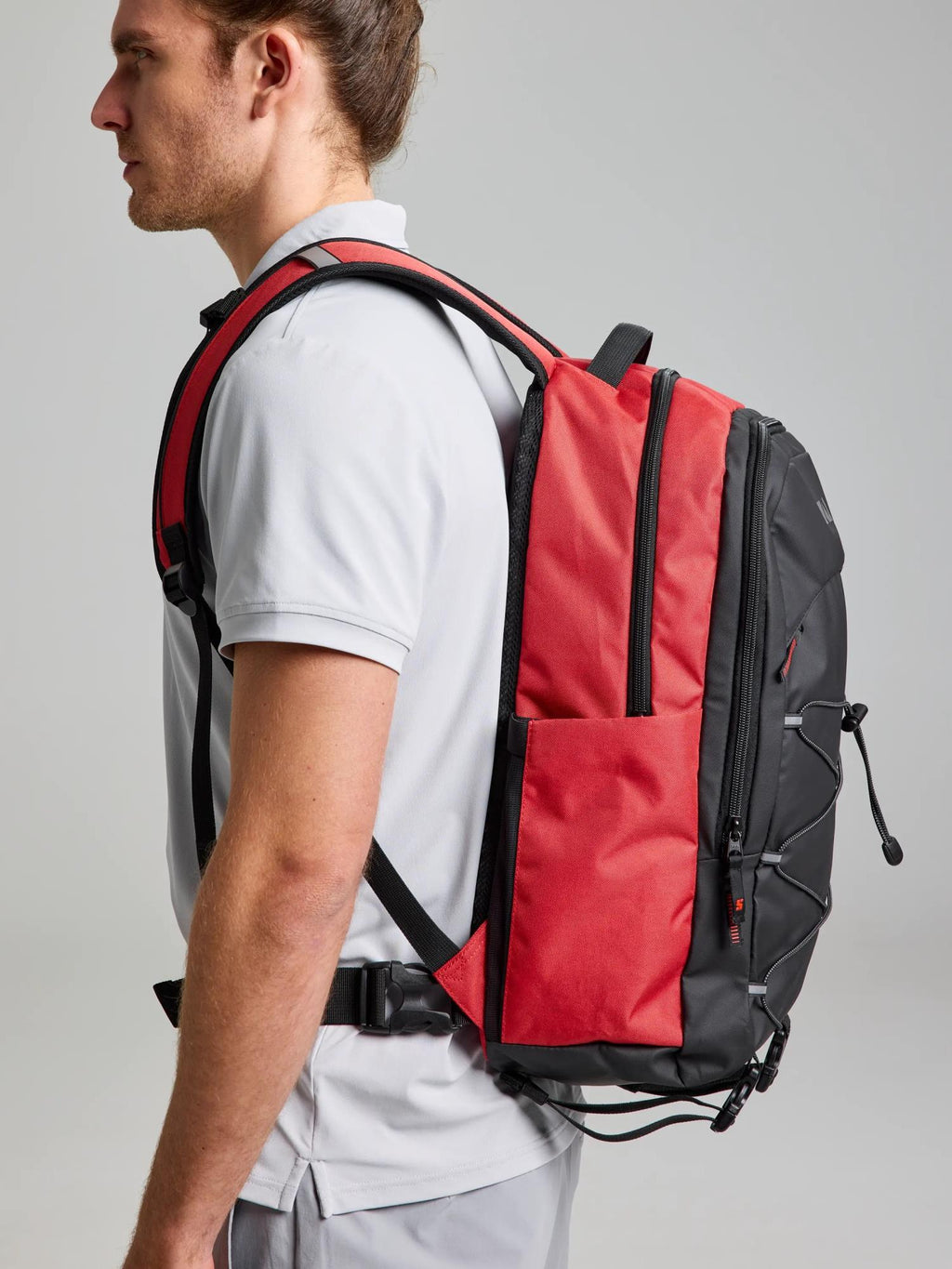 BACKPACK - Fekete/Piros