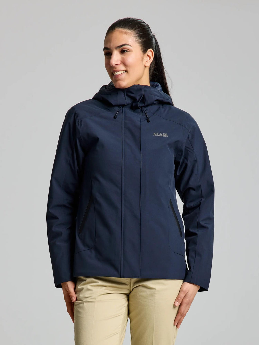 ACT WS HOODED INS JACKET - Navy