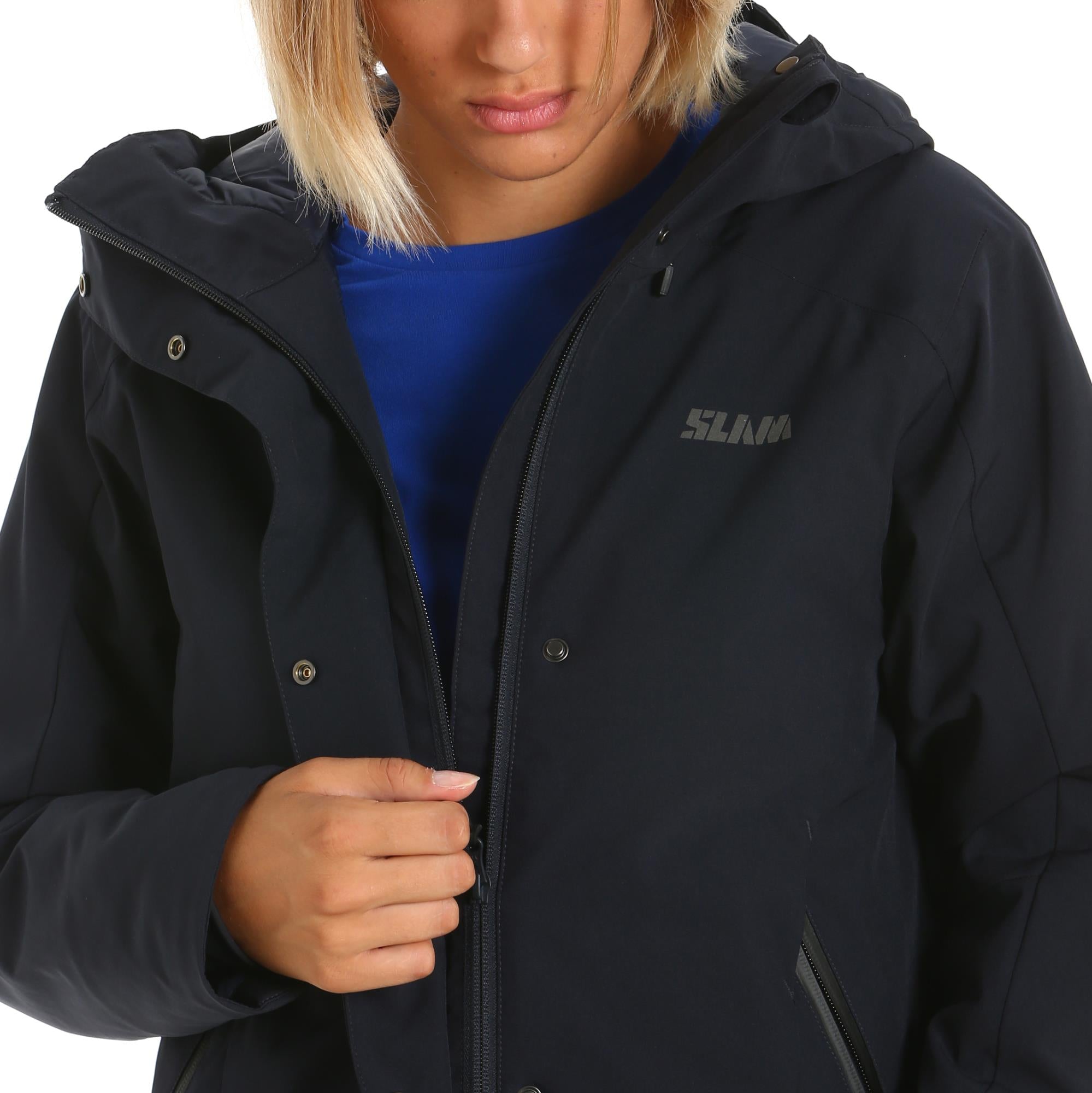 ACT WS HOODED INS JACKET - Navy
