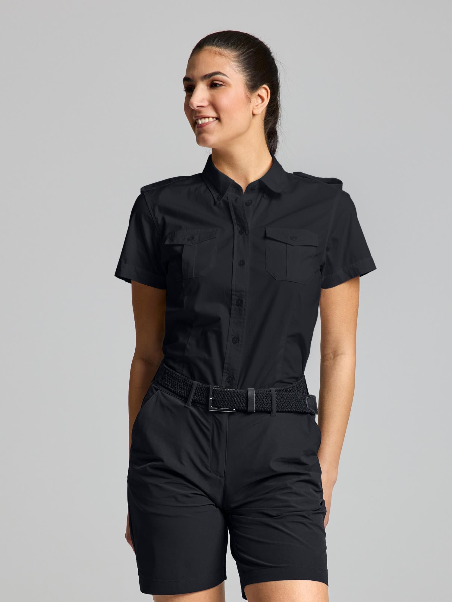 DECK WS YACHT SHIRT - Fekete