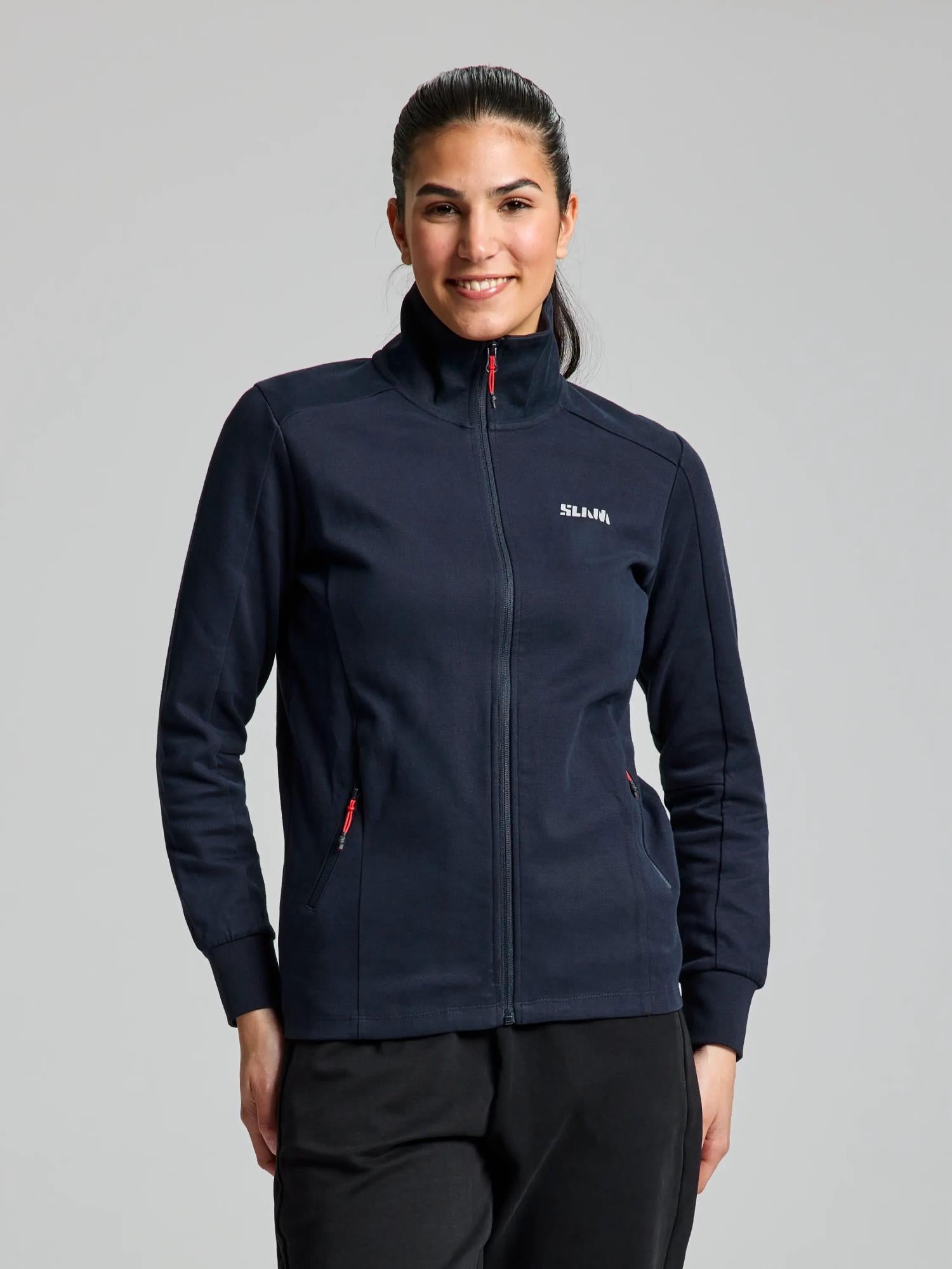 DECK WS FZ SWEATER - Navy