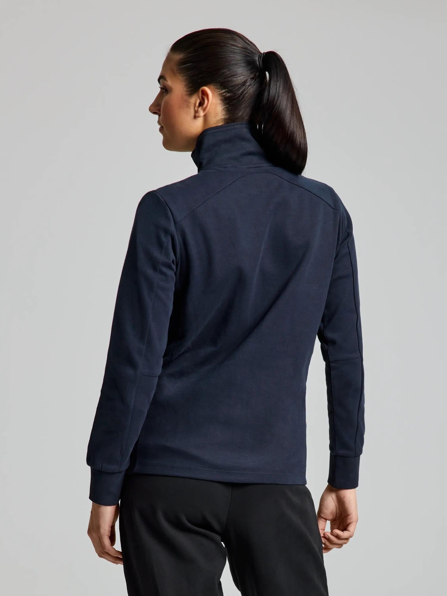 DECK WS FZ SWEATER - Navy