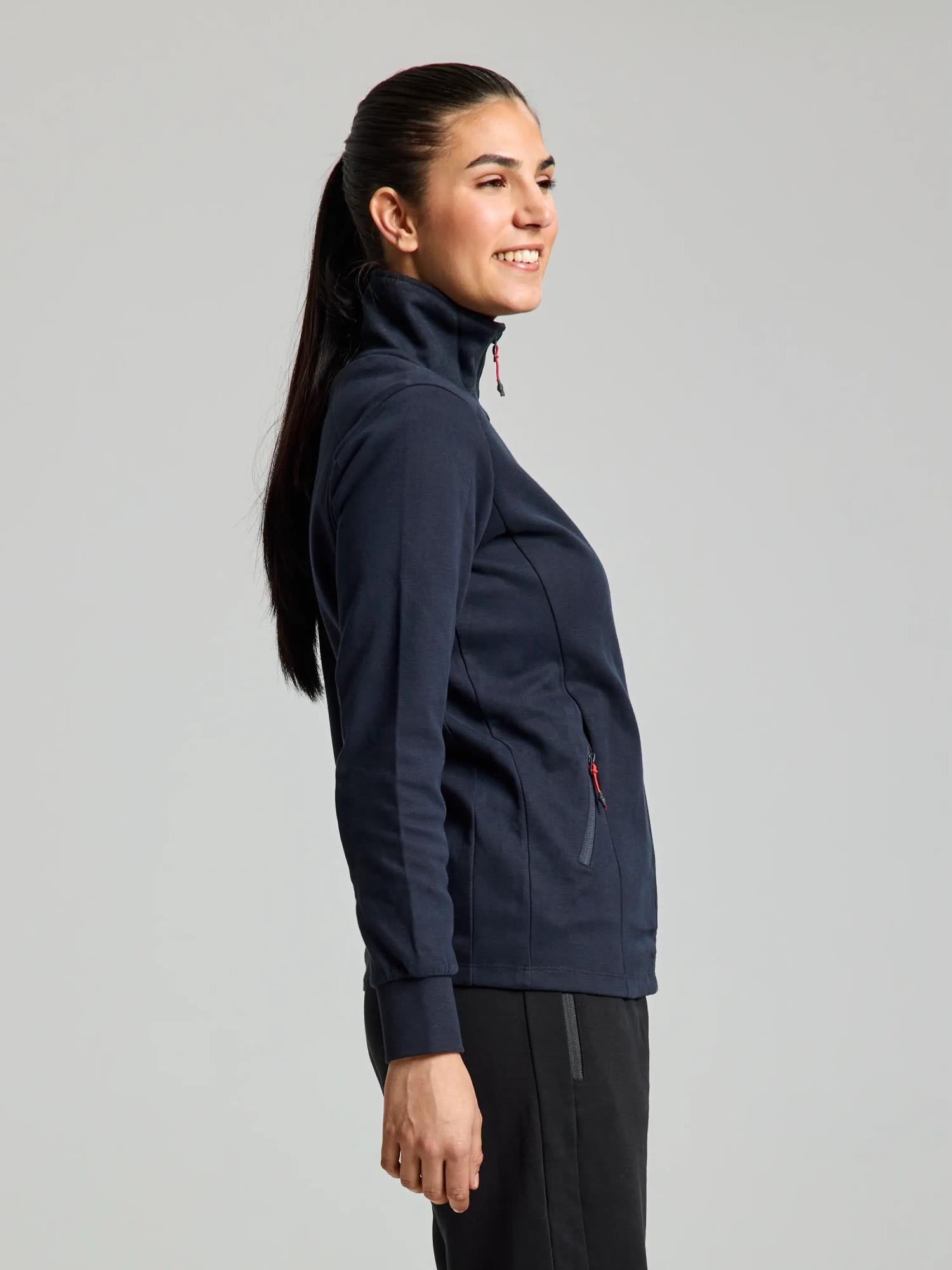 DECK WS FZ SWEATER - Navy