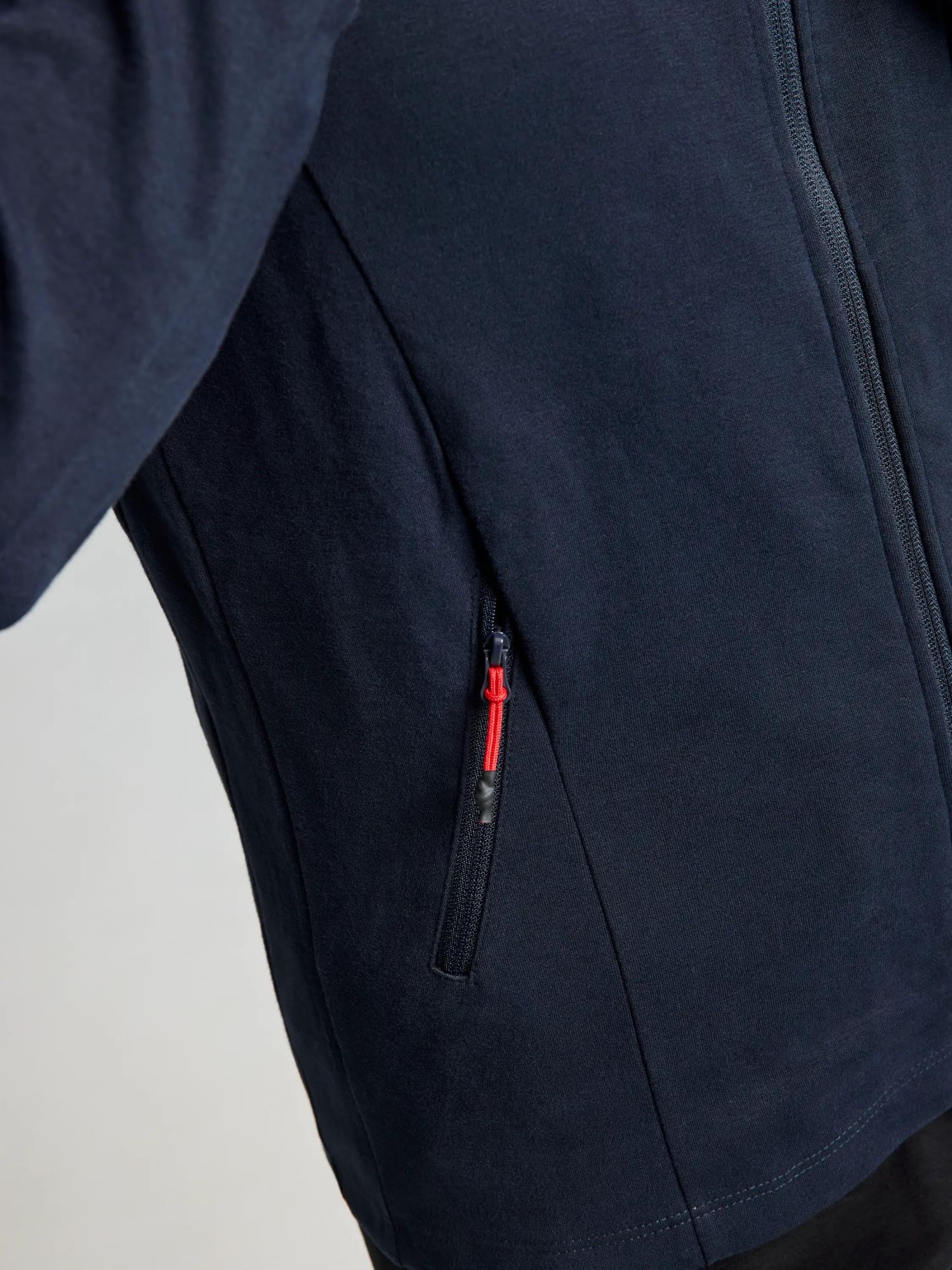 DECK WS FZ SWEATER - Navy