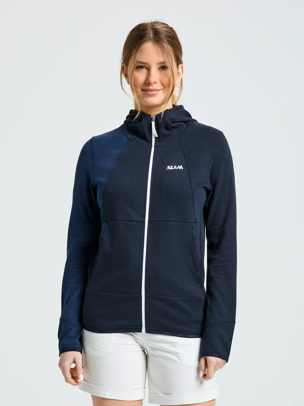 GRAPHIC WS FZ HOODIE - Navy