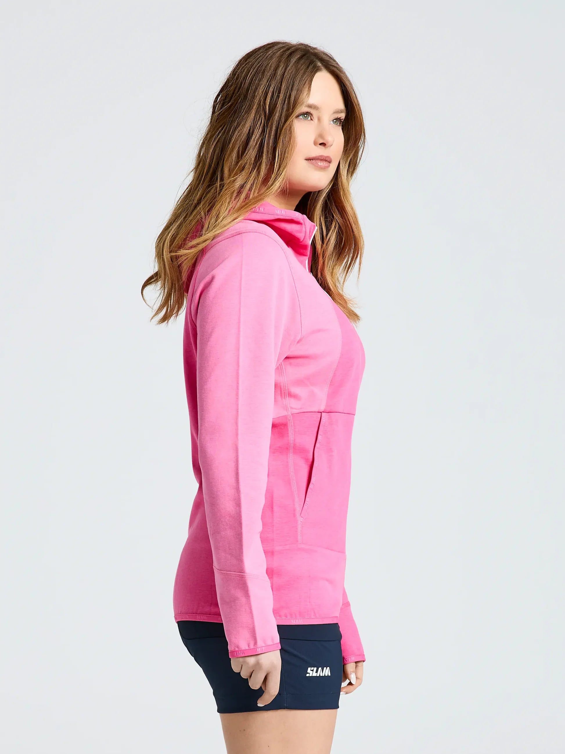 GRAPHIC WS FZ HOODIE - Pink