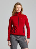 ACT WS GRID FLEECE - Chili