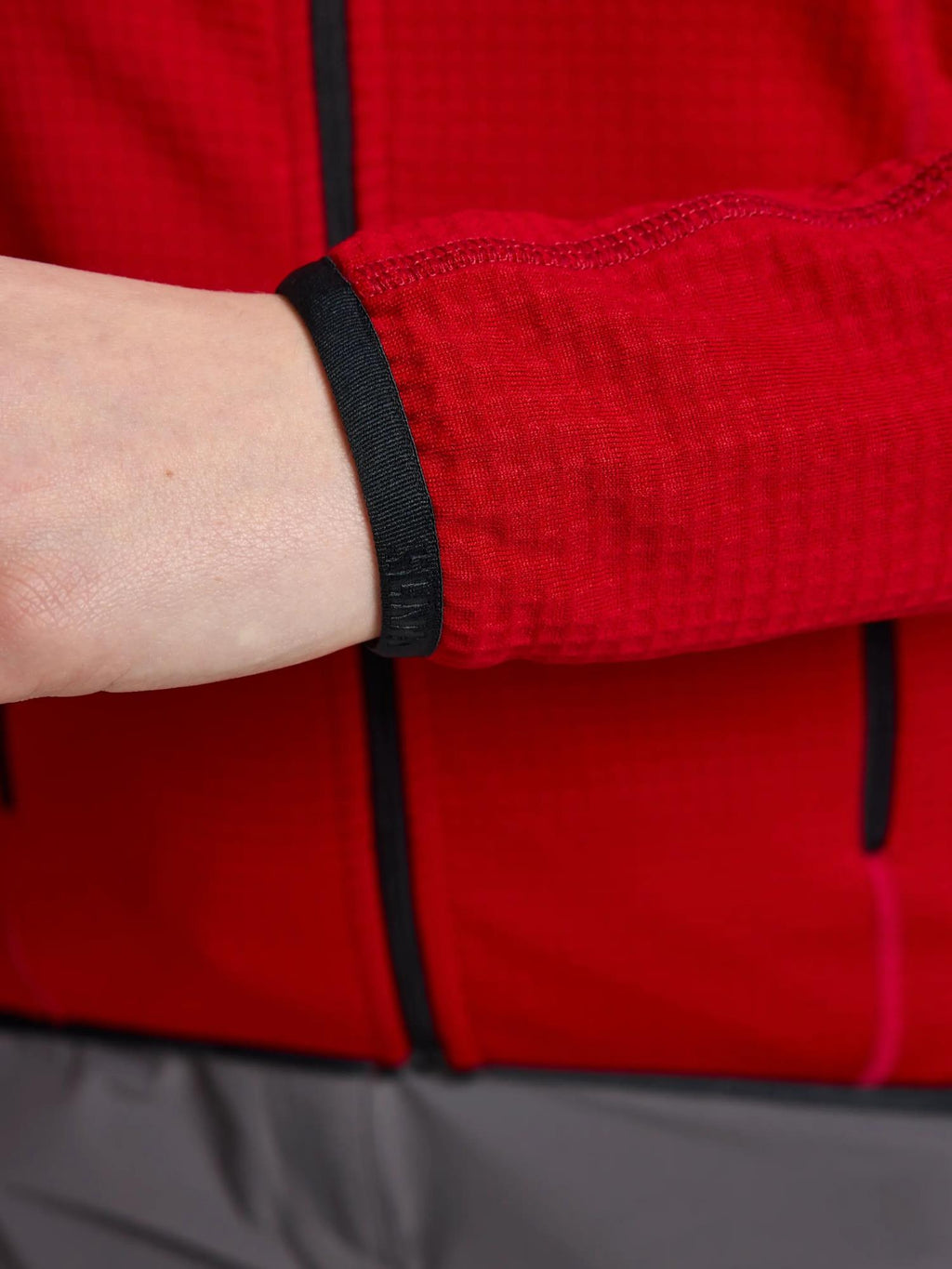 ACT WS GRID FLEECE - Chili