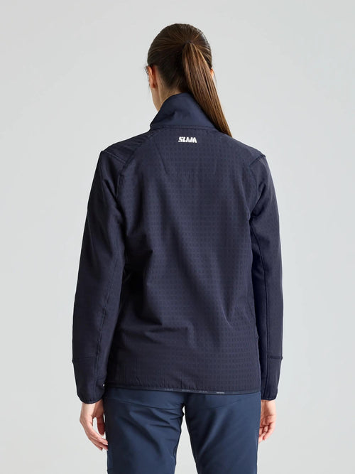 ALTURA WS FZ GRID FLEECE - Navy