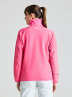 ALTURA WS FZ GRID FLEECE - Pink
