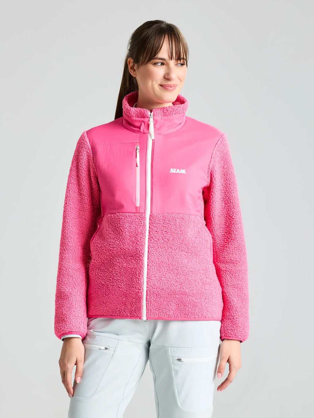 ALTURA WS FZ FLEECE - Pink