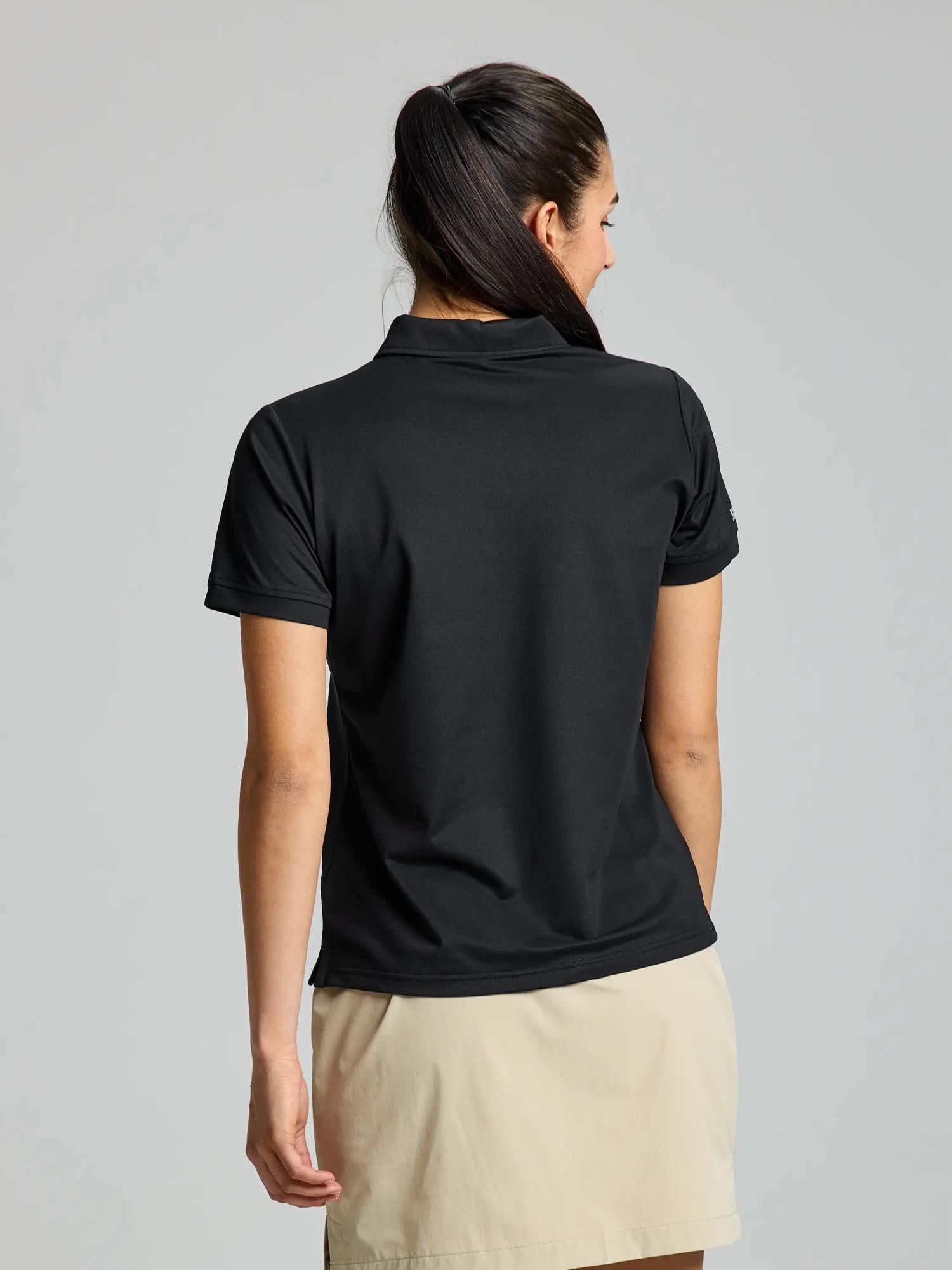 WS TECH PIQUE POLO SS - Fekete