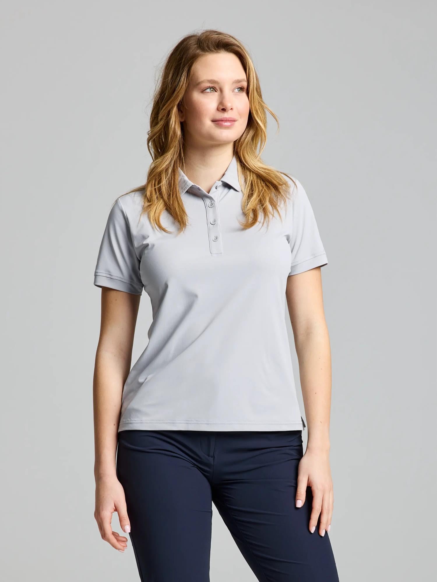 WS TECH PIQUE POLO SS - Szürke
