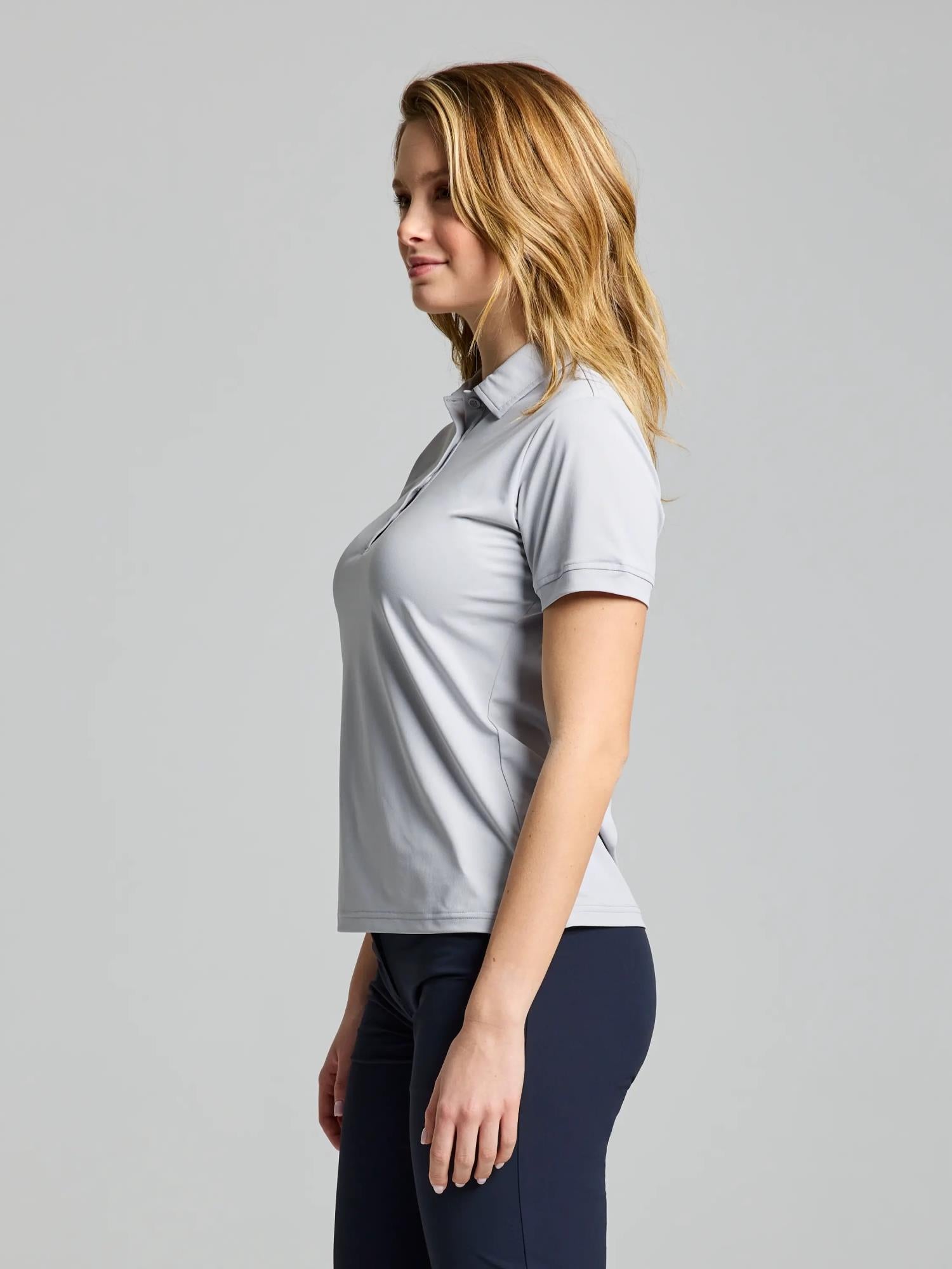 WS TECH PIQUE POLO SS - Szürke