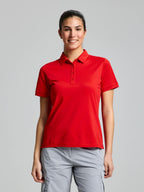 WS TECH PIQUE POLO SS - Piros