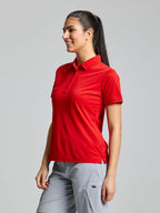 WS TECH PIQUE POLO SS - Piros