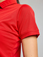 WS TECH PIQUE POLO SS - Piros
