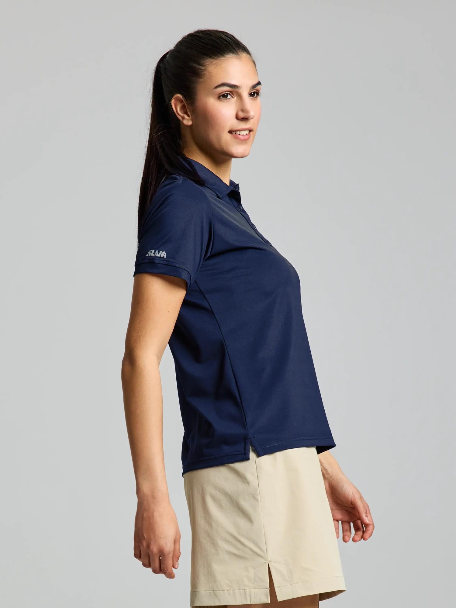 WS TECH PIQUE POLO SS - Navy