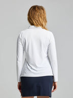 WS TECH PIQUE POLO LS - Fehér