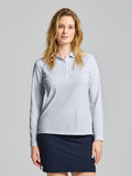 WS TECH PIQUE POLO LS - Szürke