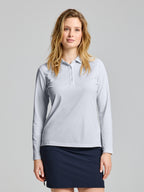 WS TECH PIQUE POLO LS - Szürke