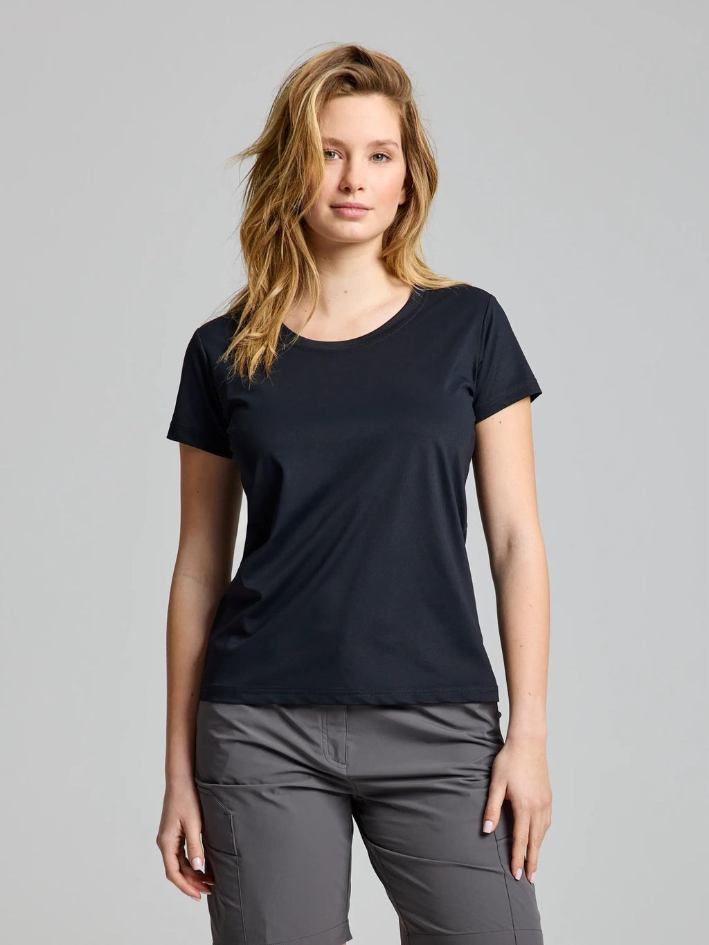 WS TECH PIQUE T-SHIRT - Fekete