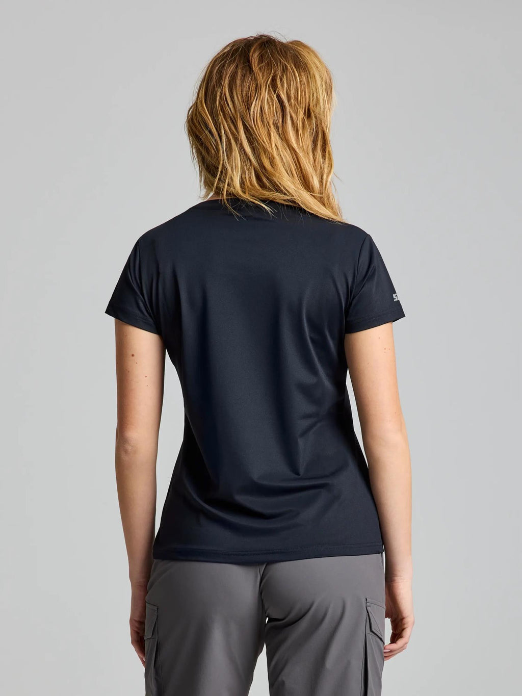 WS TECH PIQUE T-SHIRT - Fekete