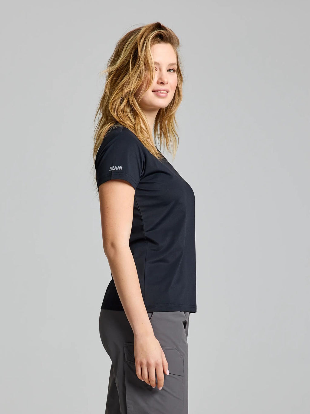WS TECH PIQUE T-SHIRT - Fekete